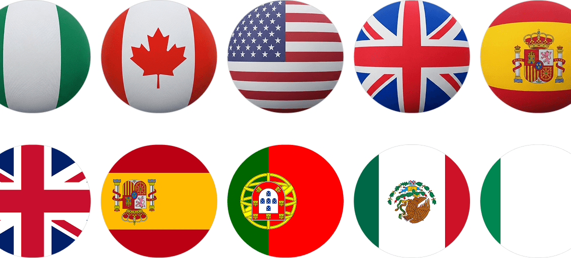 Supported countries