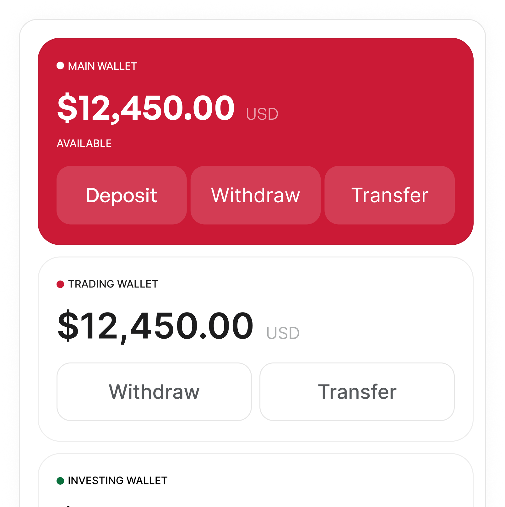 Trade feature preview