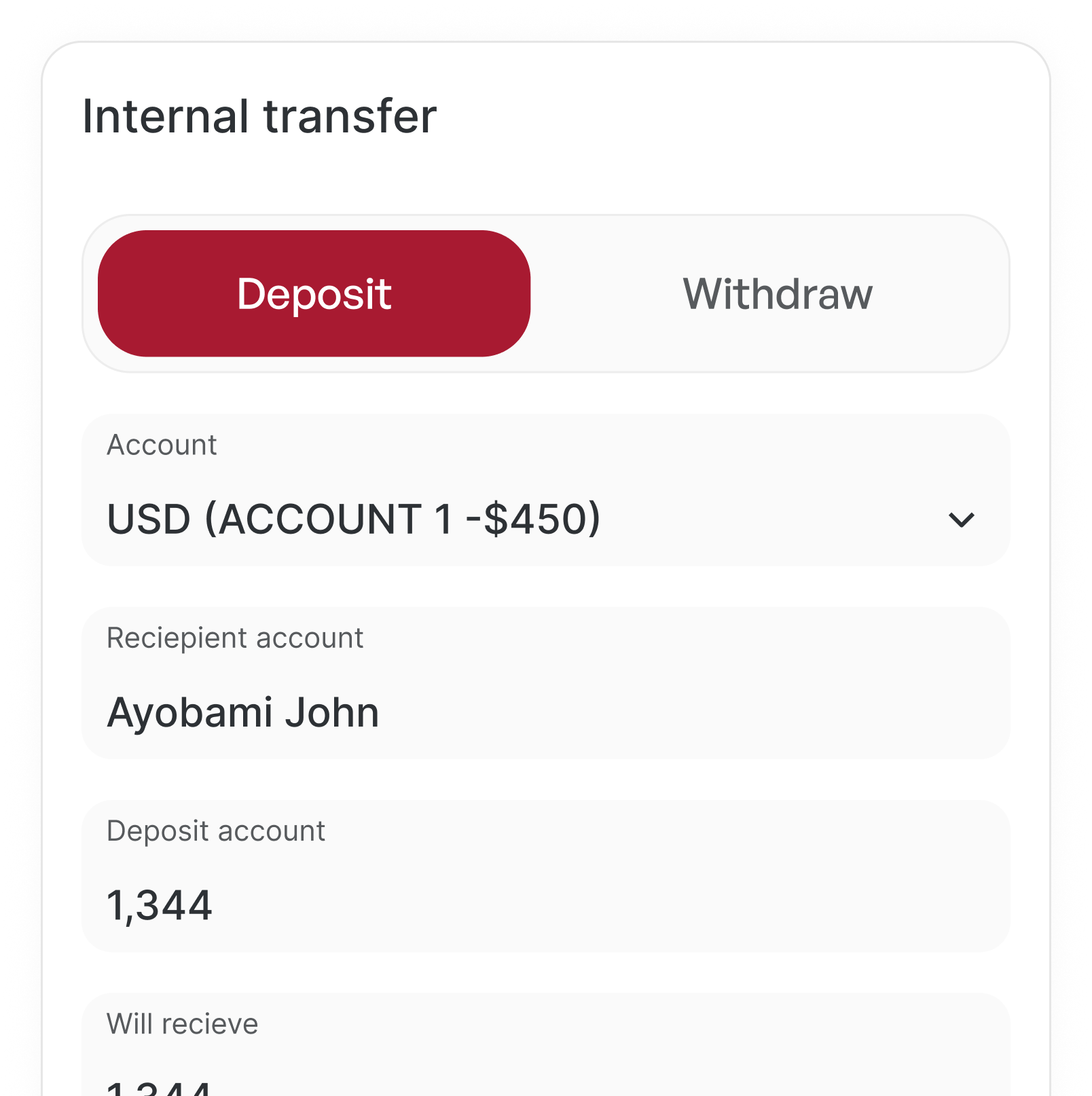 Trade feature preview